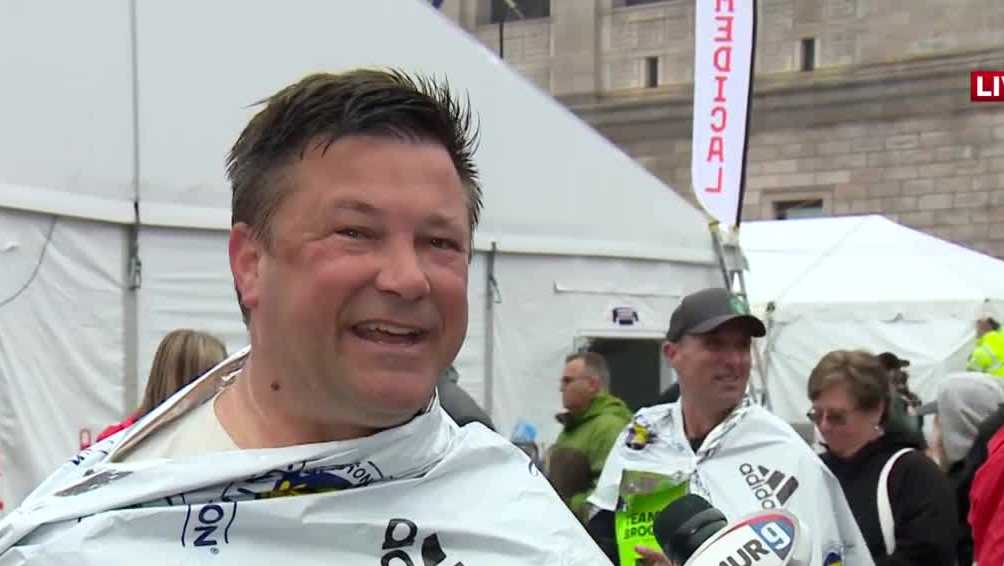 WMUR's Kevin Skarupa finishes Boston Marathon
