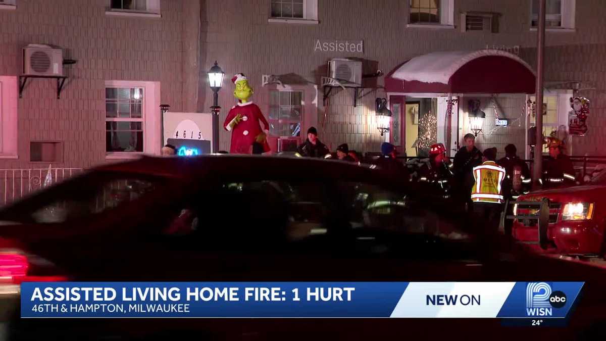 One hurt in Milwaukee assisted-living facility fire