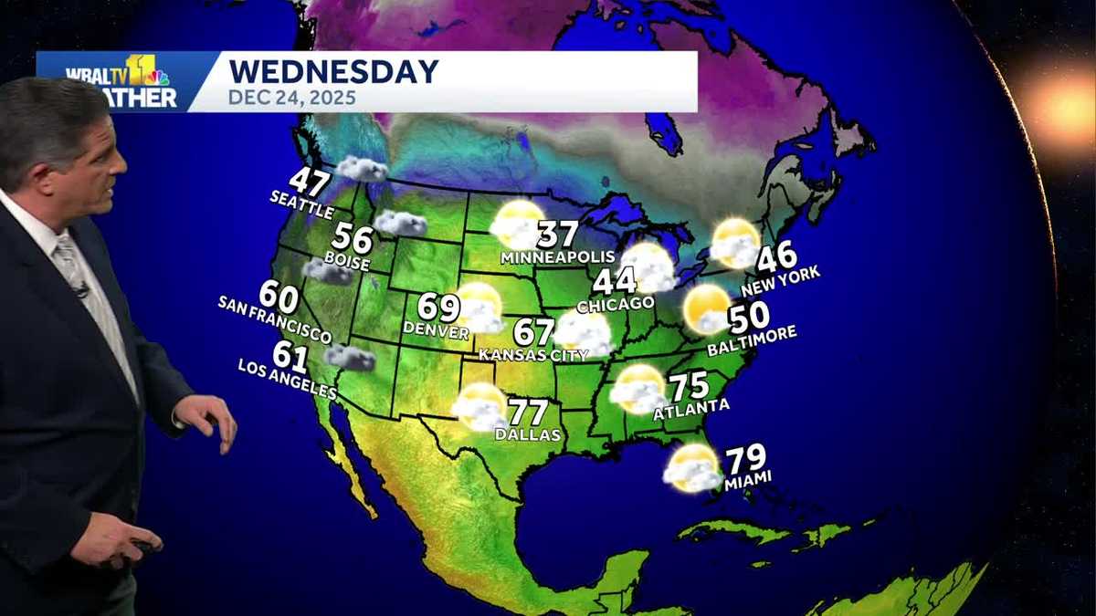 Weather Talk: Previewing a busy holiday travel week