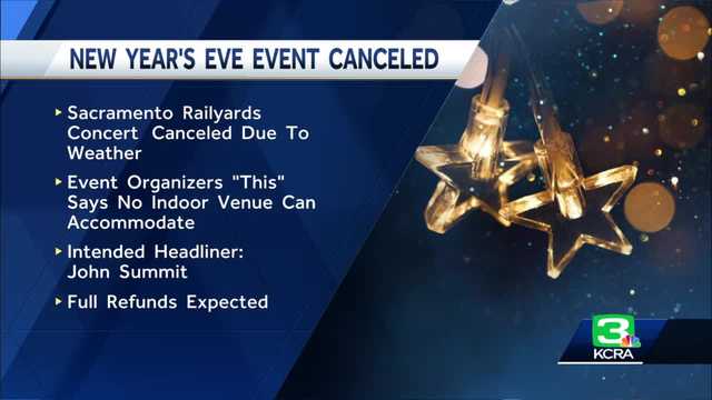 THIS: NYE at Railyards canceled due to rain, organizers say - Vimarsana News