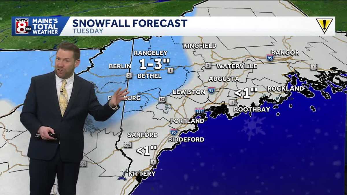 Snow to impact your Tuesday