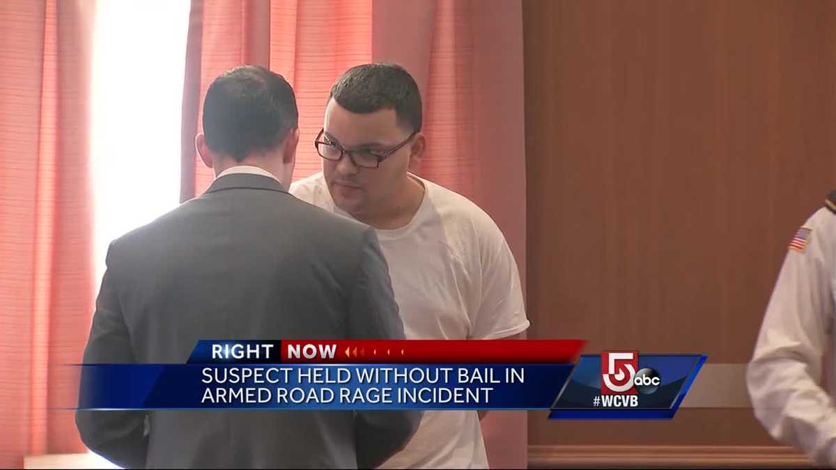 Road rage suspect held without bail