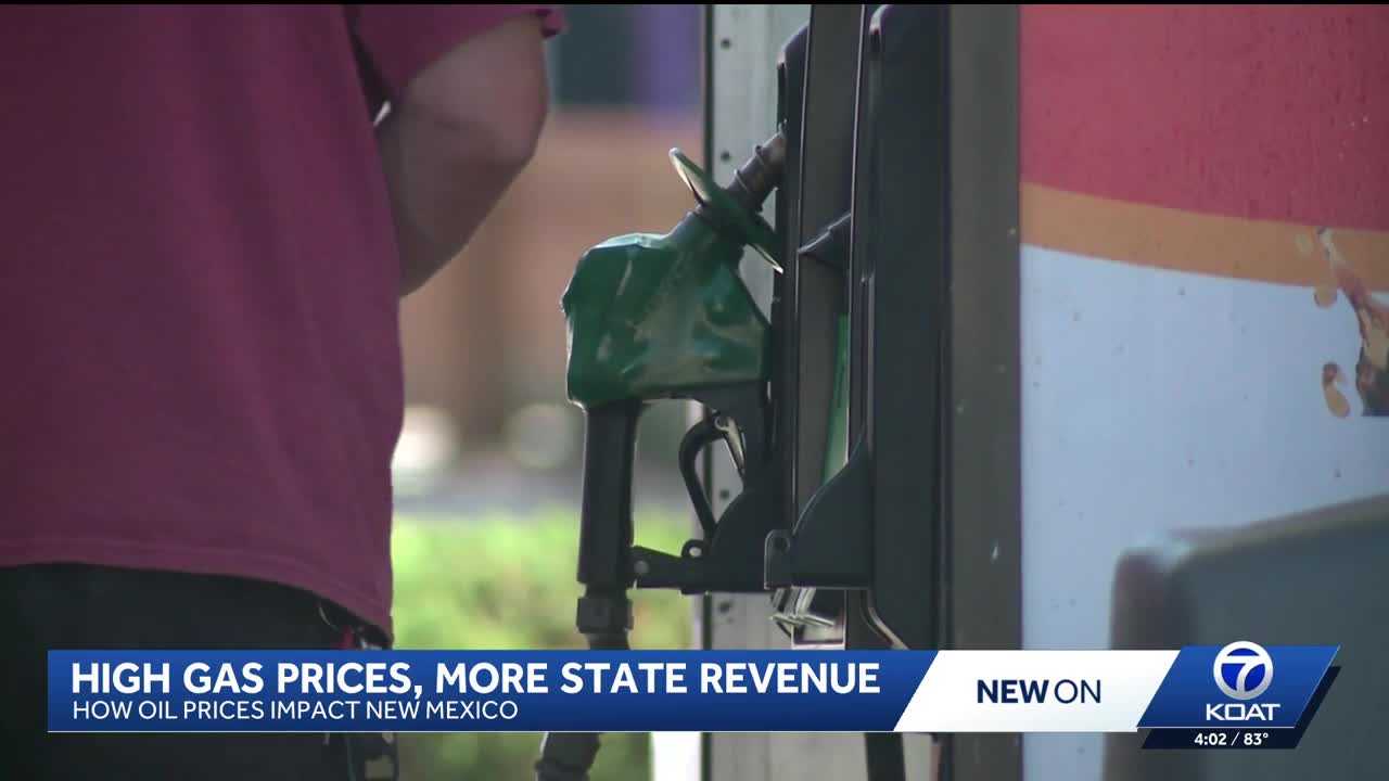koat.com - Peyton Spellacy - Record gas prices squeeze New Mexico drivers while fueling state revenue