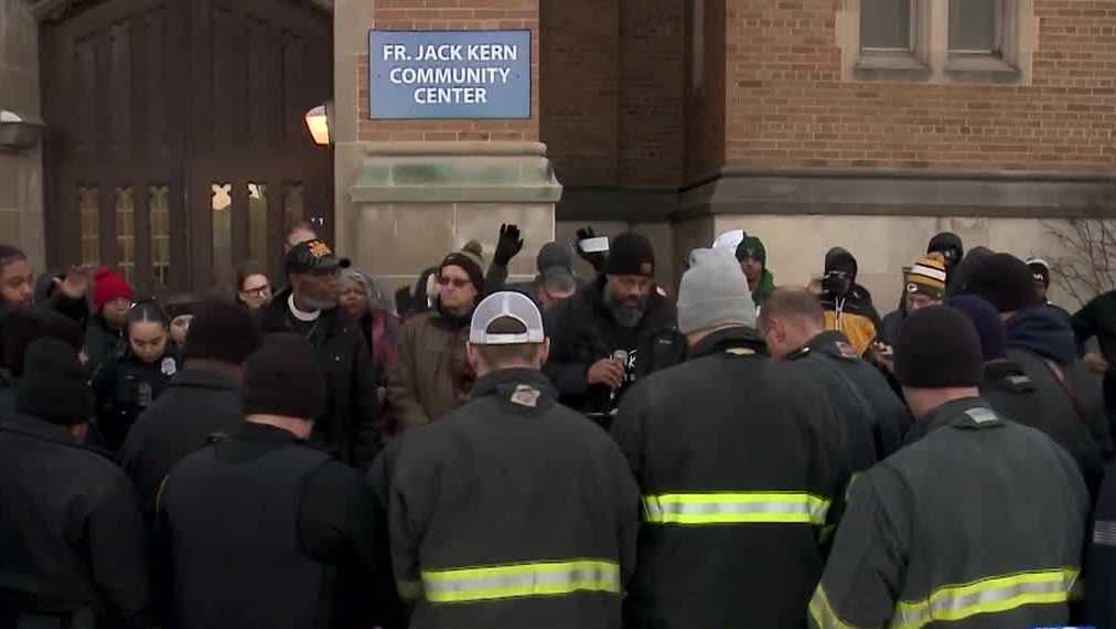 Community holds vigil for two killed, two hurt in quadruple shooting