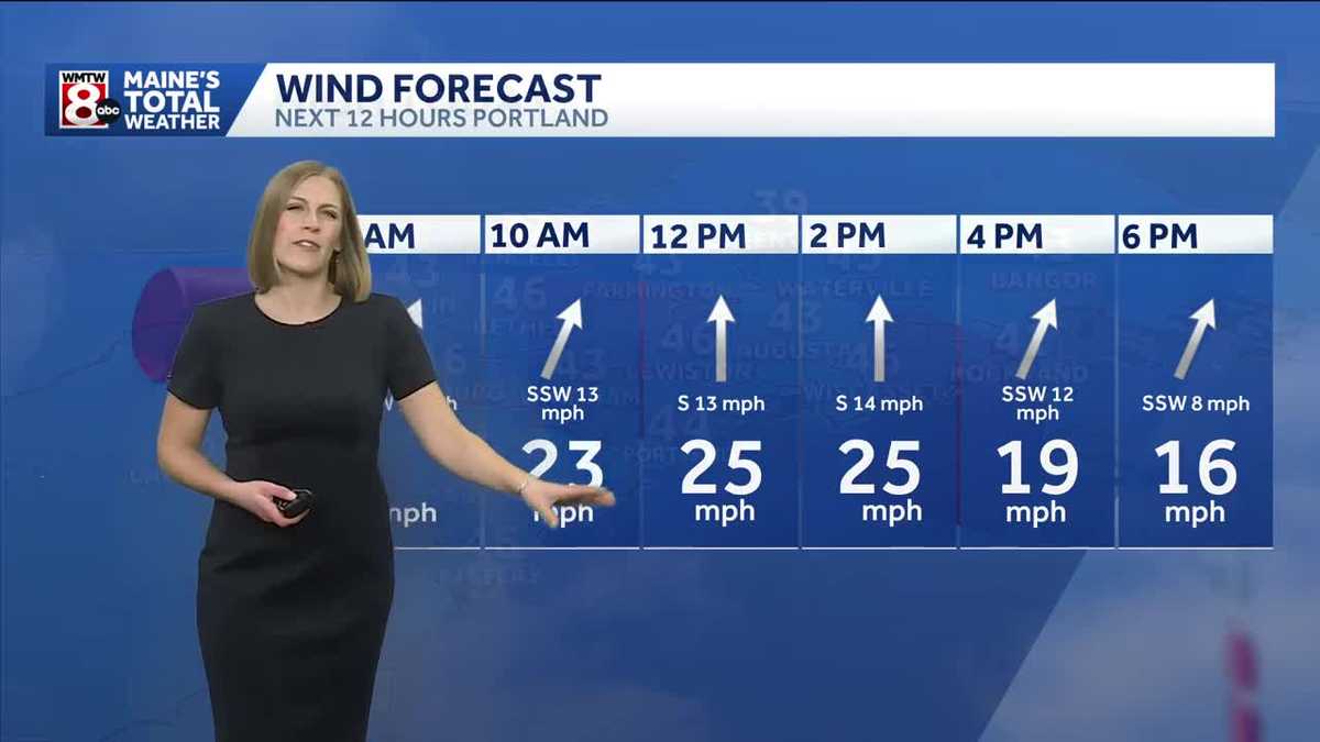 Warmer Saturday with breezy southerly winds