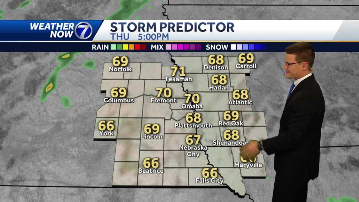 Omaha morning weather forecast for Thursday, April 27