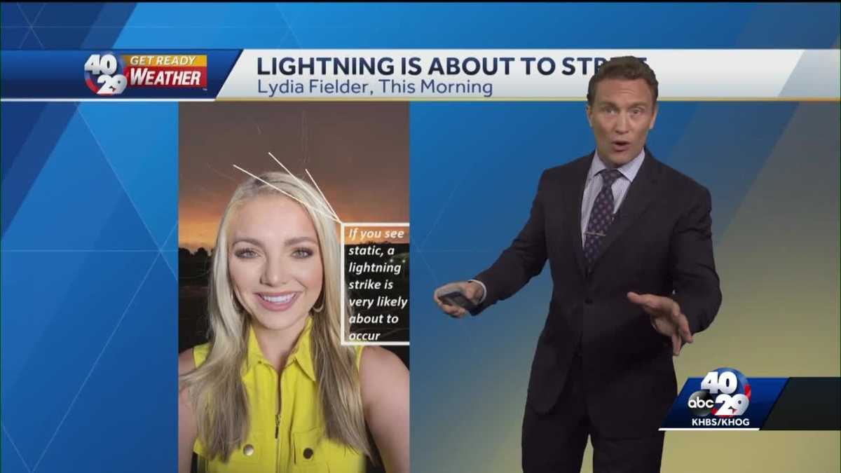 Why your hair standing on end means lightning is about to strike