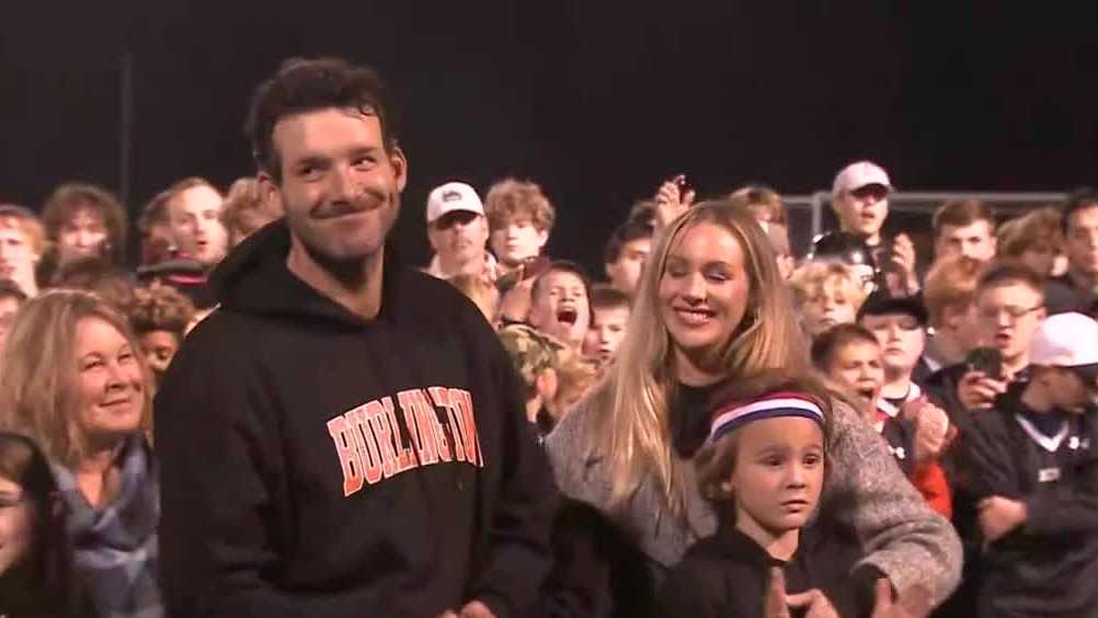 Burlington's Tony Romo Field dedicated; Romo and family attend