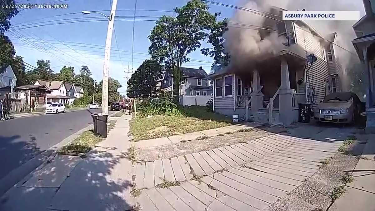 New Jersey boy rescued from fire by police and neighbor