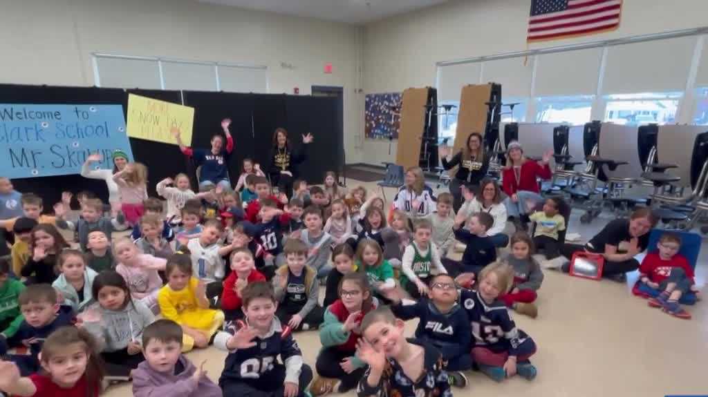 NH weather school visit: Clark Elementary School in Amherst