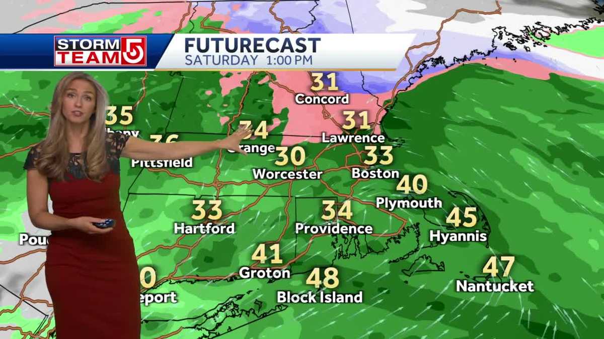Video Freezing rain to change to rain Christmas Day