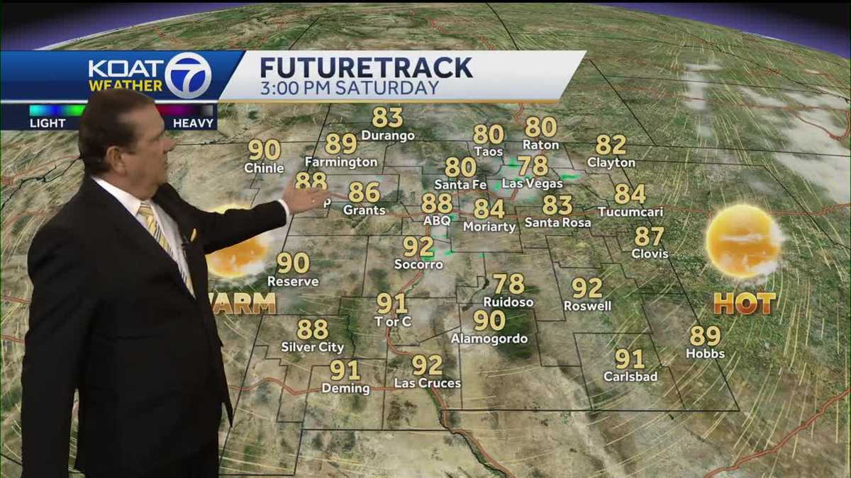Hot trend begins for New Mexico with record heat to be challenged