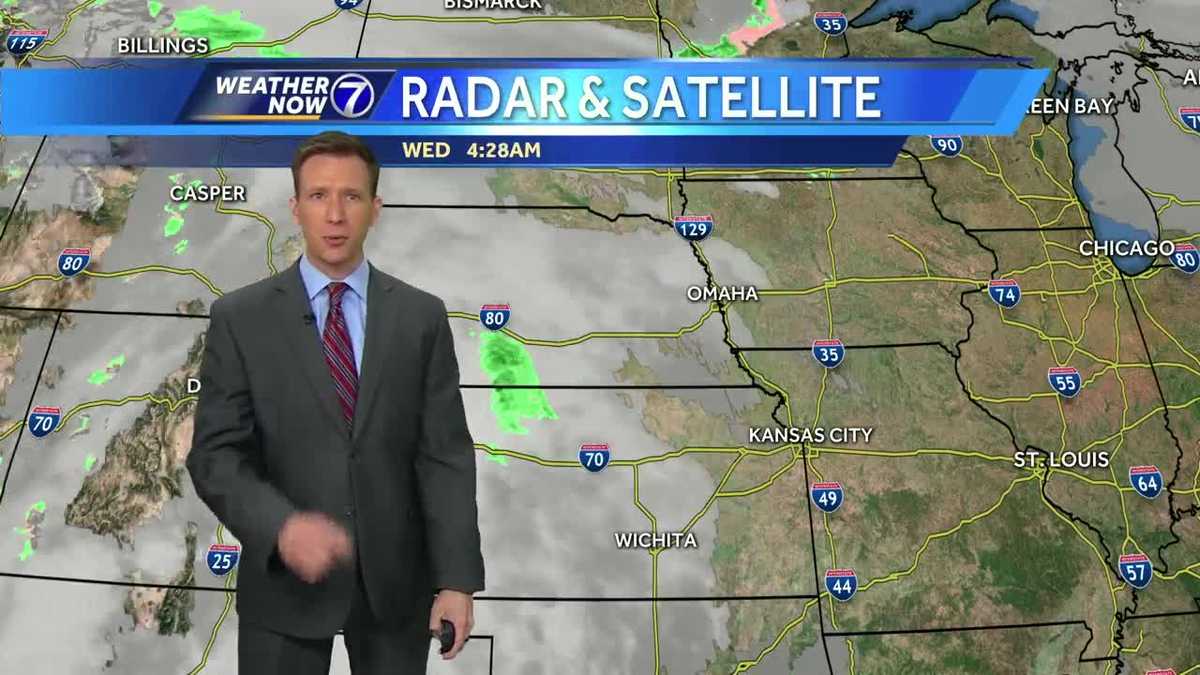 Isolated Storms Possible Wednesday Afternoon