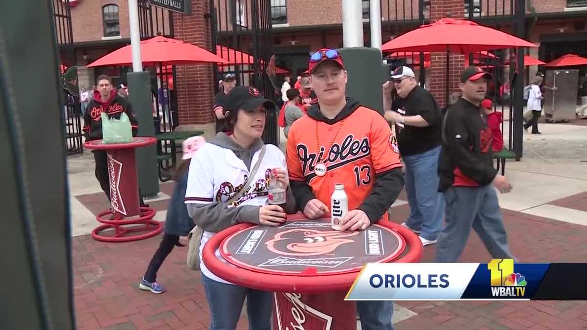 Crowds pour into Camden Yards for Opening Day