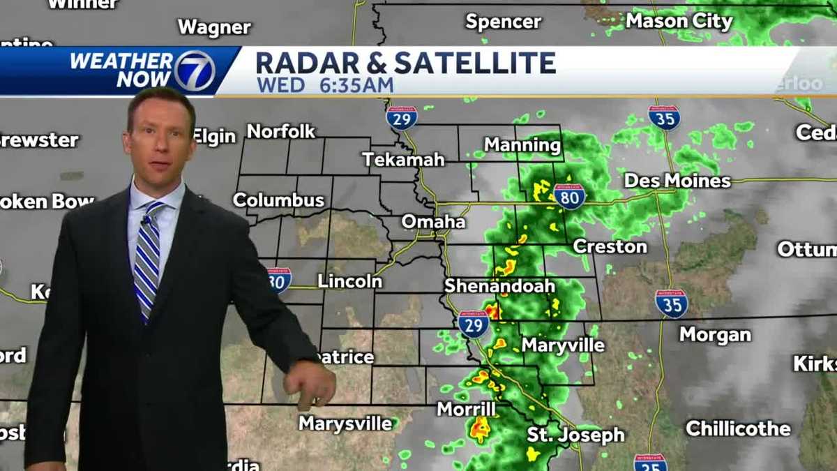 Rain ends early Wednesday, beautiful late today