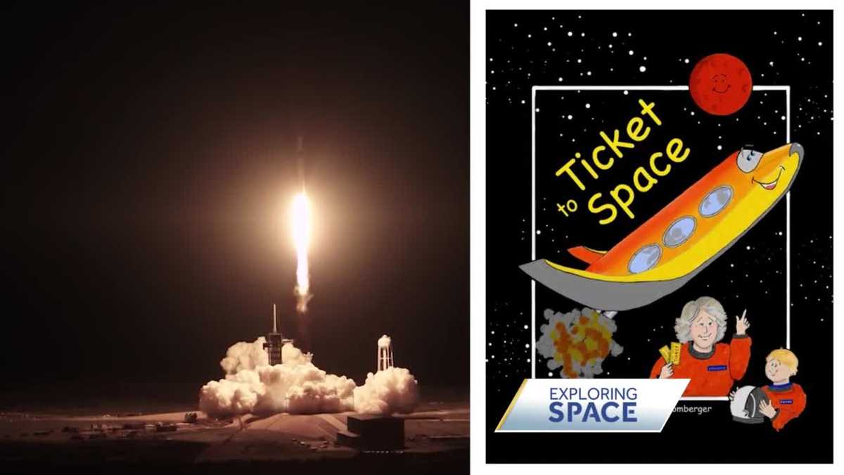 Retired teacher's children's book to be read from space