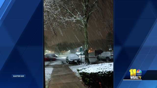 Light snow sticks across parts of Baltimore - Vimarsana News