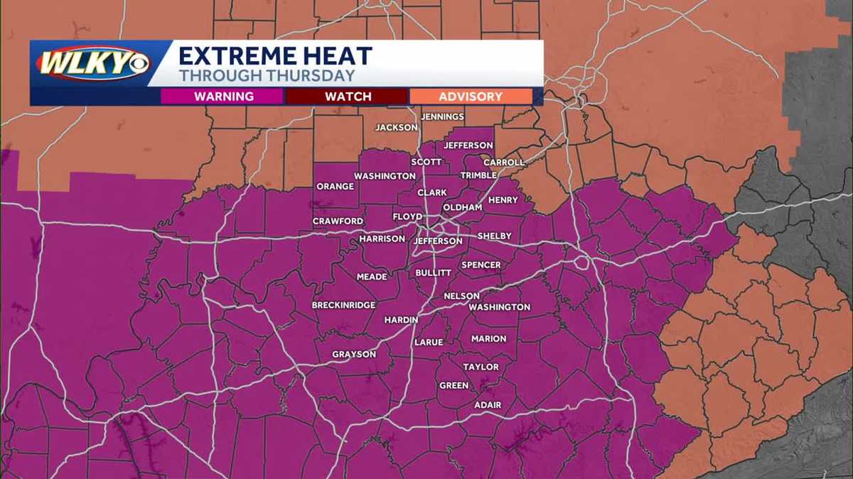 Extreme Heat Alert: Heat Index Up to 115 Degrees Through Thursday