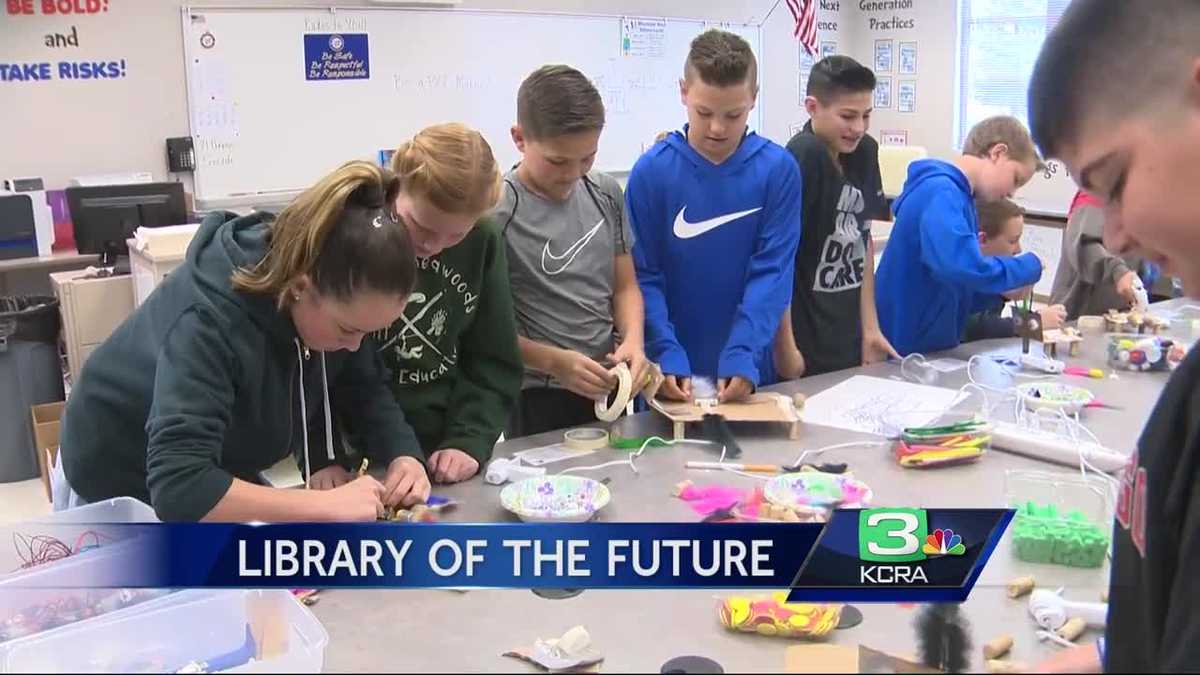 Quiet in the library? Not at this Rocklin school