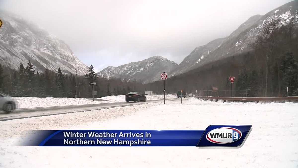 Winter weather arrives in northern NH