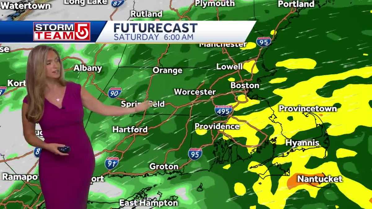 Video: Heavy rain moves in for Memorial Day weekend