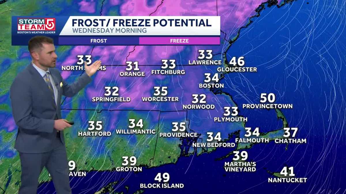 Frosty Wednesday start, then a warmup