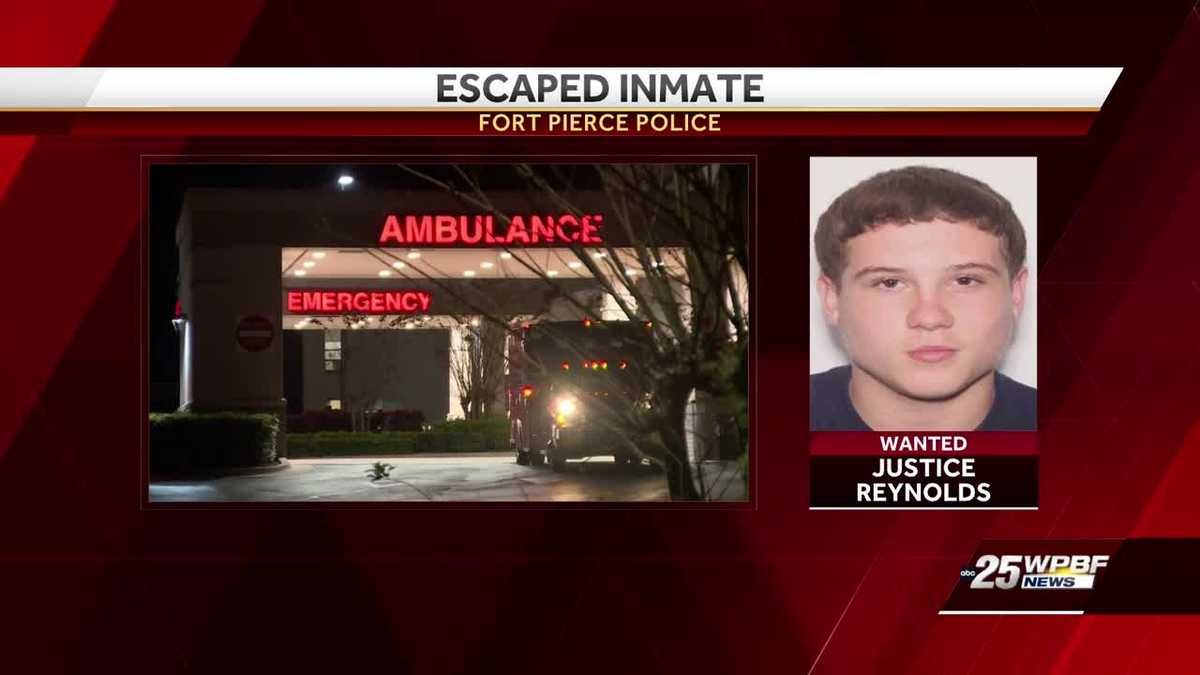 Justice Reynolds: Escaped inmate walked away from Florida hospital