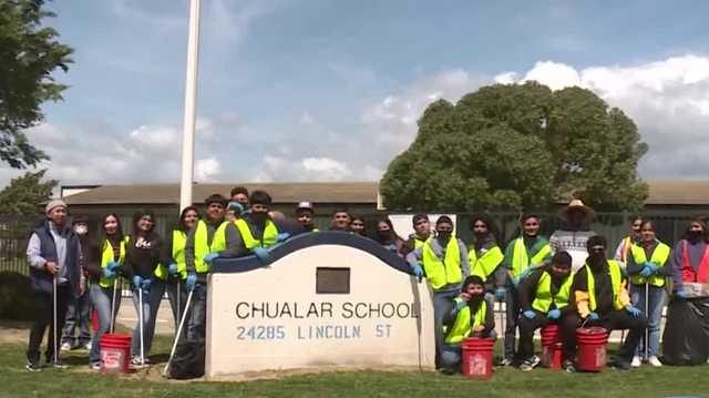 Chualar School students participate in community cleanup - Vimarsana News