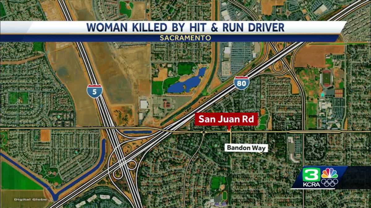 Woman dies after being struck in hit-and-run crash in Sacramento County