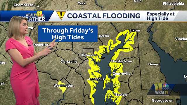 More rain for Friday, coastal flooding possible - Vimarsana News