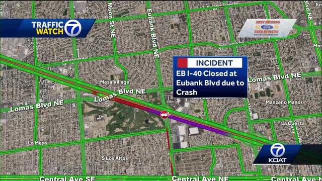 Interstate 40 eastbound reopened in Albuquerque following crash investigation - Vimarsana News