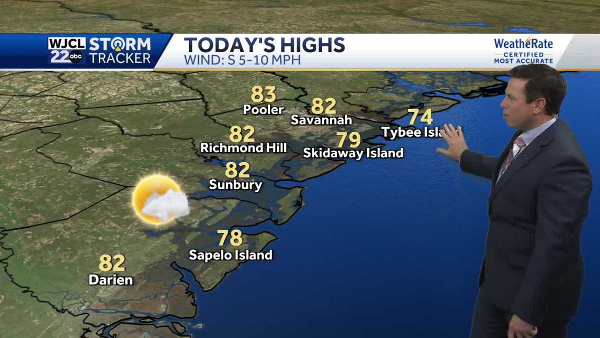 Dry today but tracking a chance for showers by tomorrow