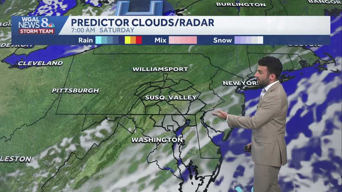 Dry start, but few showers and storms to end weekend