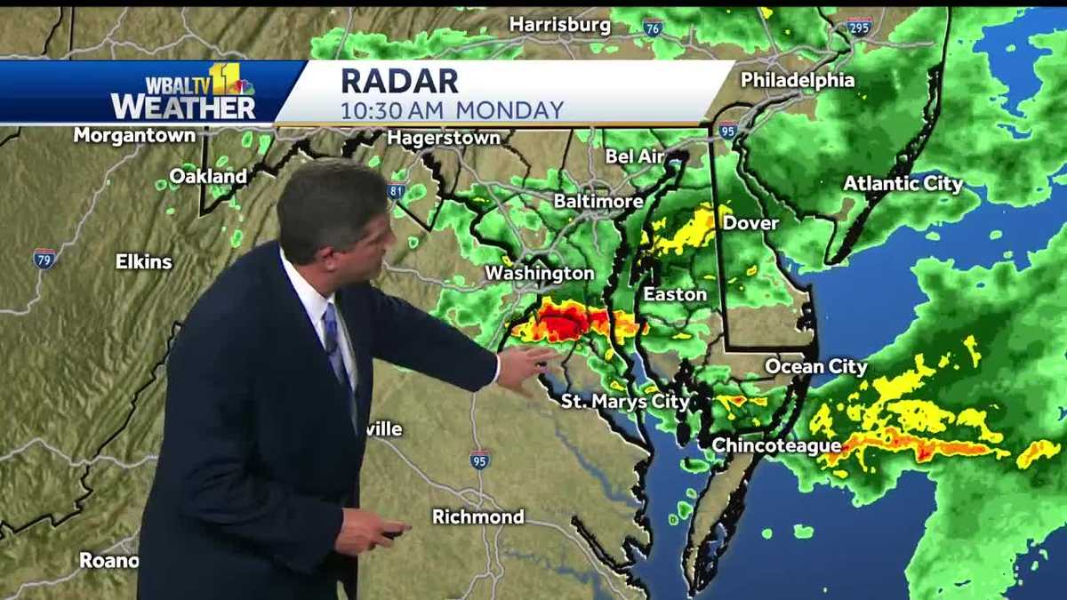 Heavy rain brings serious flooding to Maryland