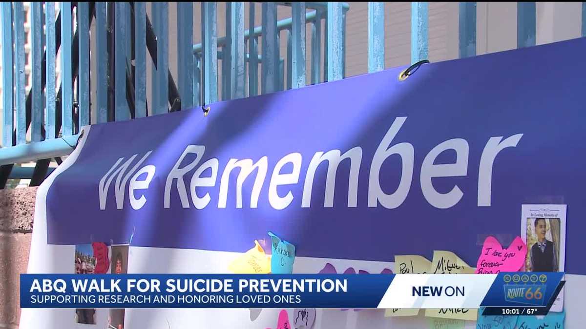 Annual suicide prevention walk brings Albuquerque community together