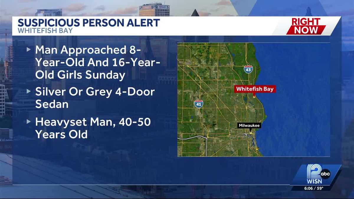 Reports of man approaching young girls in Whitefish Bay; police investigating
