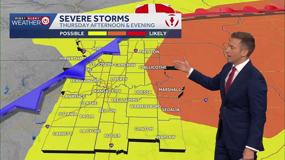 Kansas City Weather: Severe thunderstorms, heat this week - KMBC