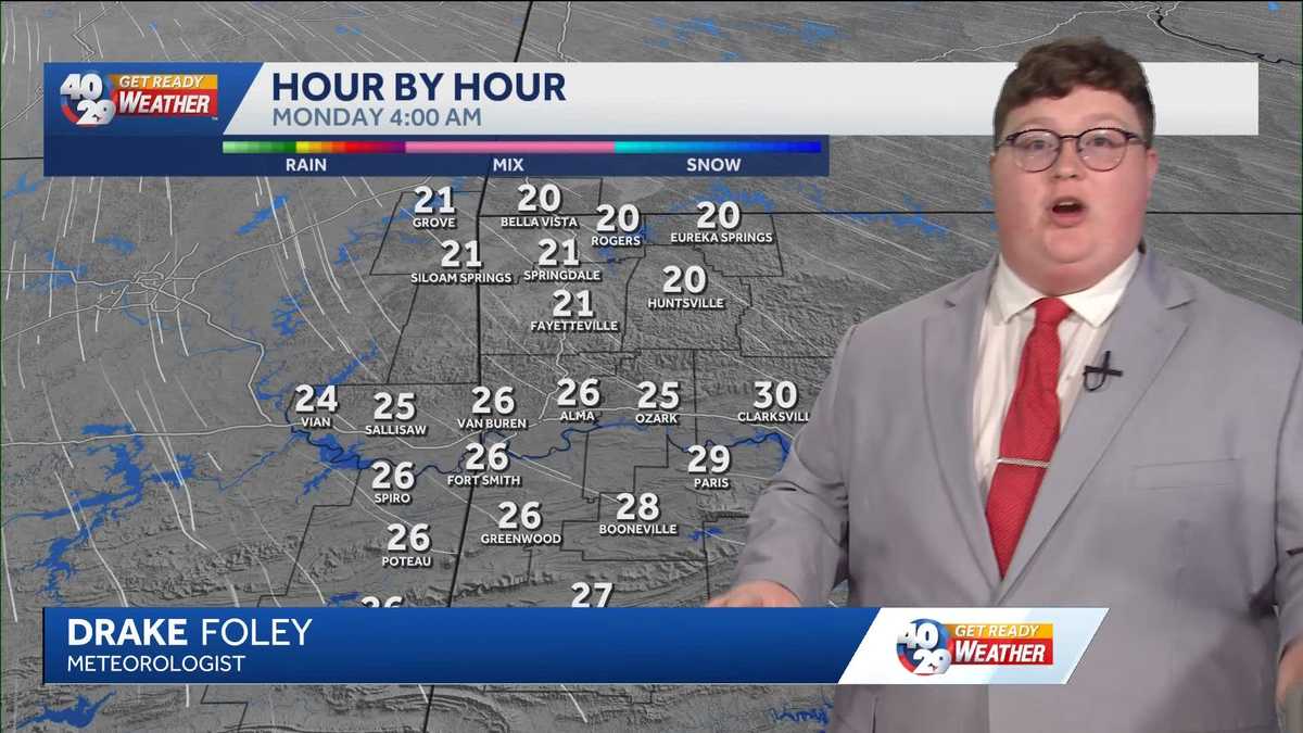 A very chilly start to the work week