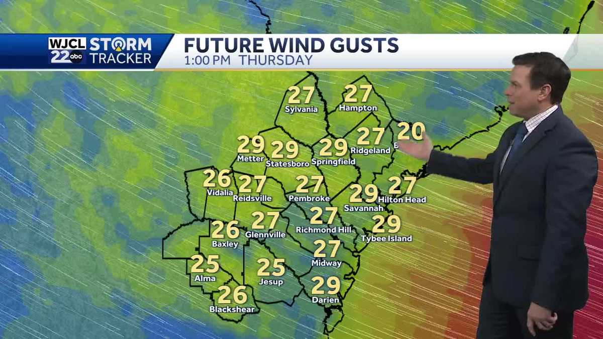 Sunny and much cooler today, plus tracking rain for the weekend