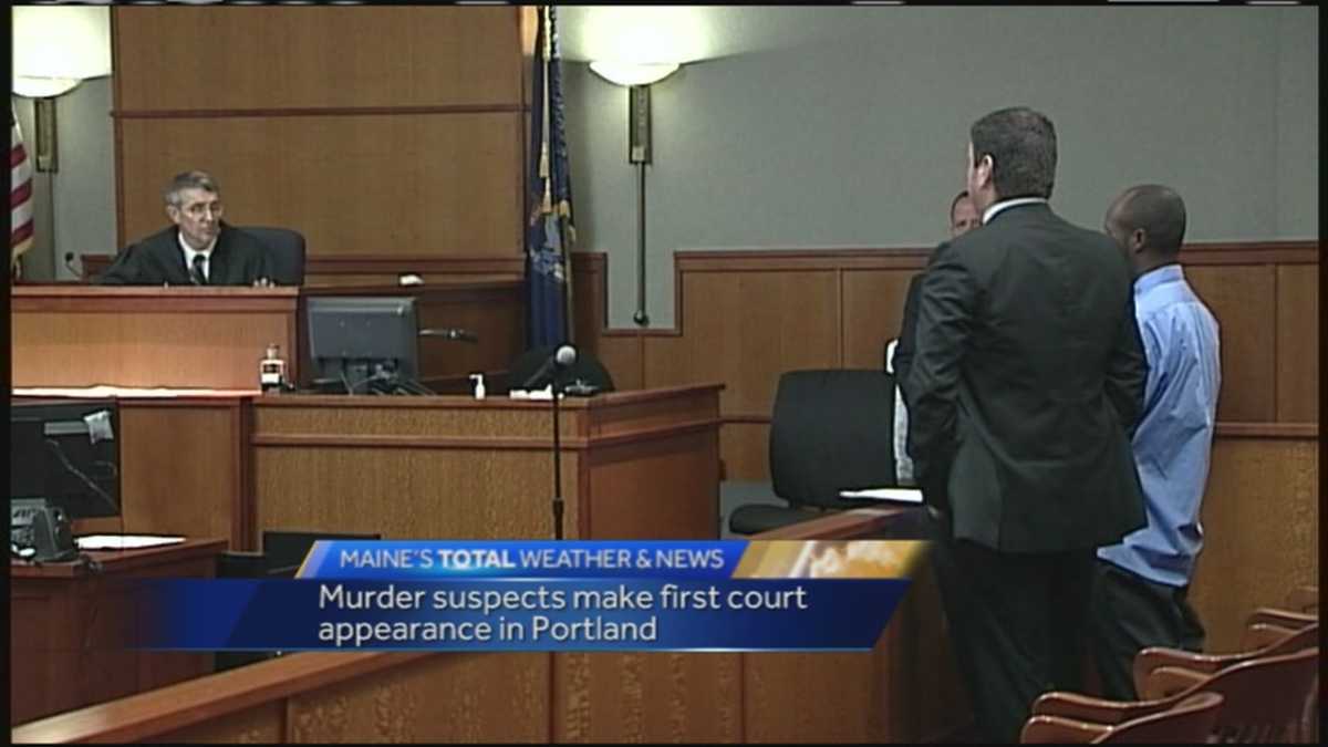 Portland homicide suspects make first court appearance