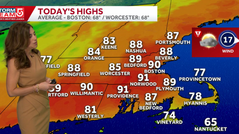 Video: Another round of storms for some as temps reach 90