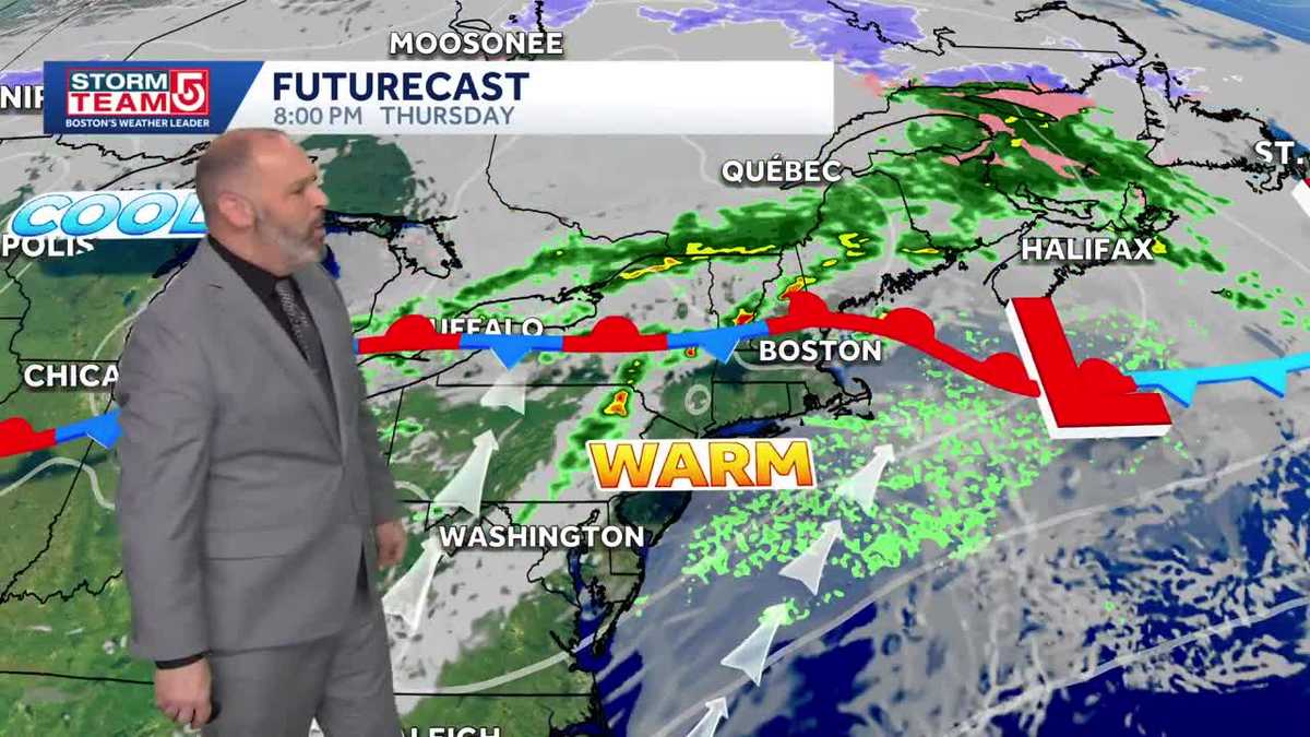 Sea breeze will bring temps down later Wednesday