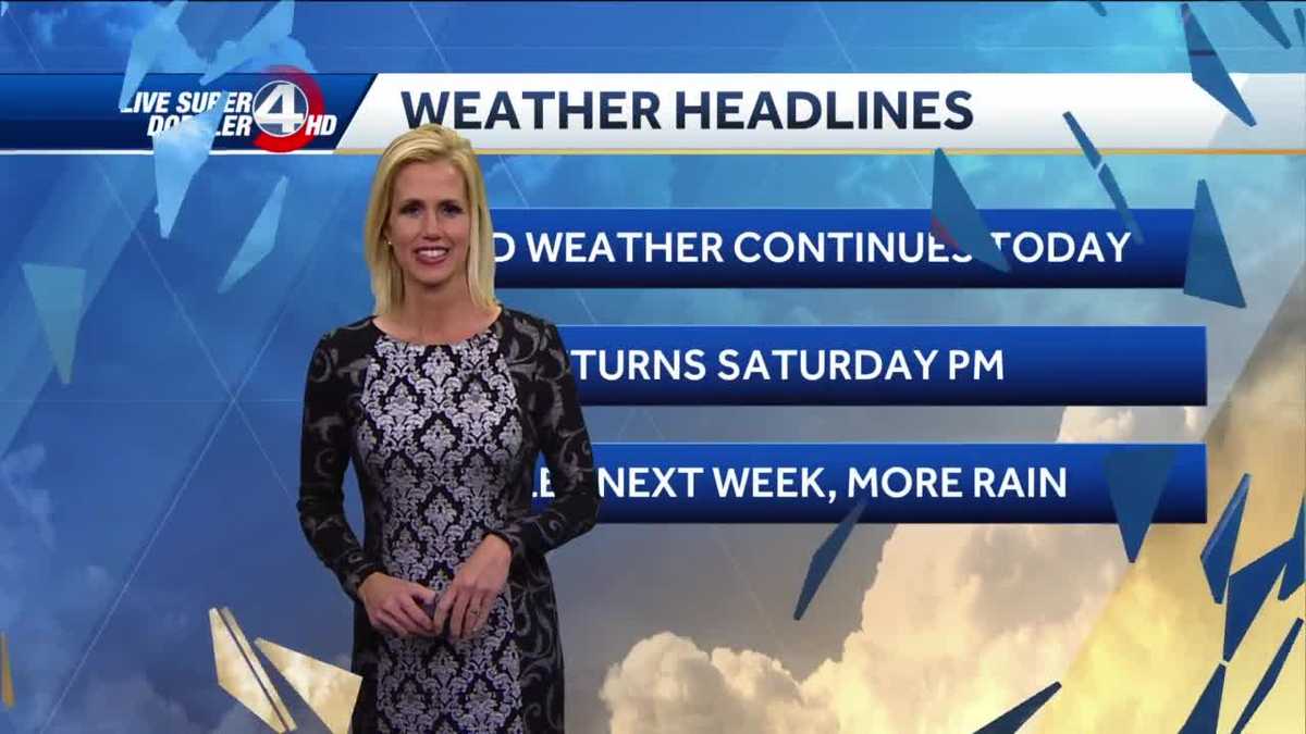 Videocast: Rain returns Saturday