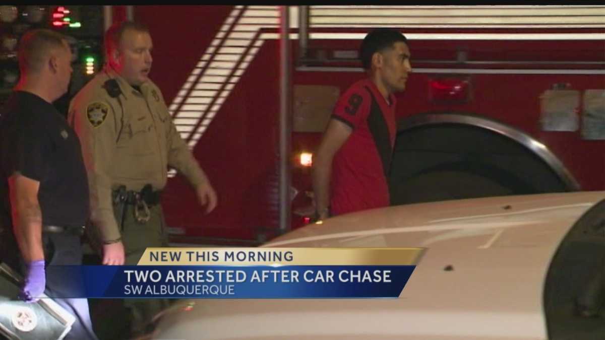 Two Arrested After Car Chase