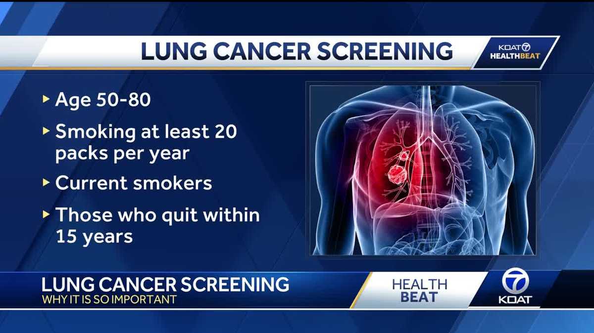 Importance of lung cancer screening