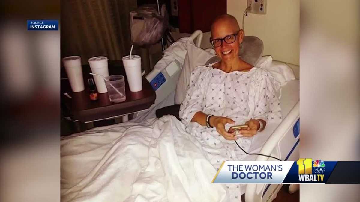 Woman S Doctor Testing For Ovarian Cancer Early