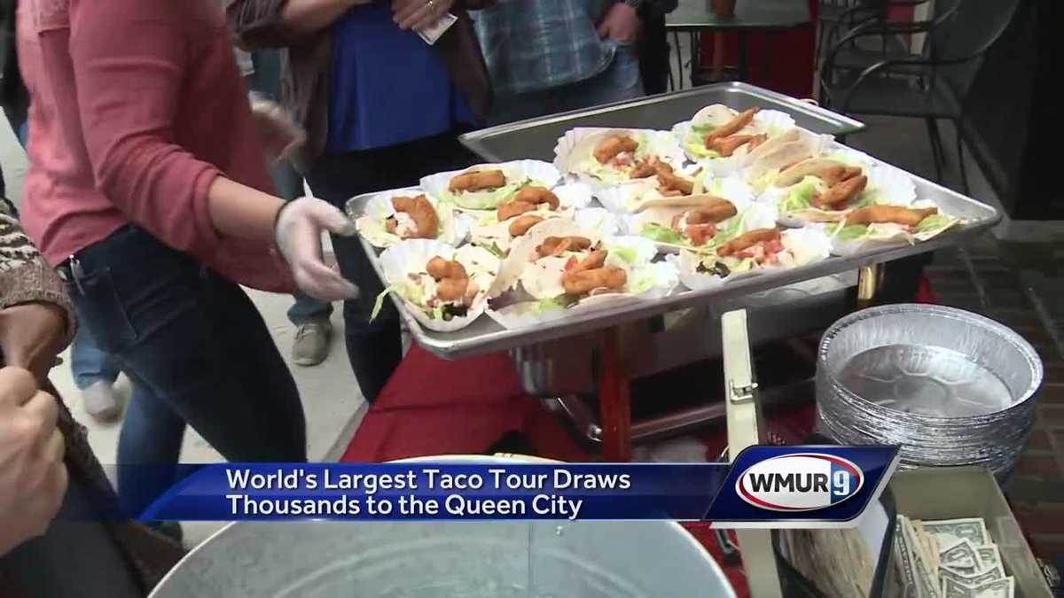 World's largest taco tour draws thousands to Manchester