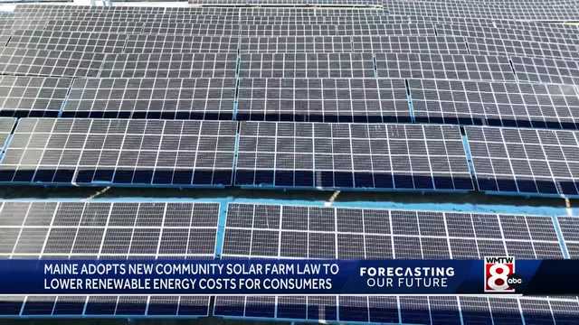 Maine adopts new law to lower the cost of electricity generated by community solar farms - Vimarsana News