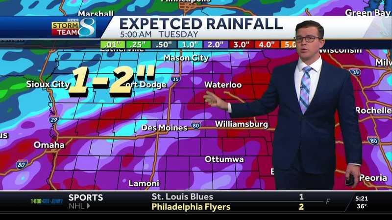 Iowa weather: Rainy weekend ahead