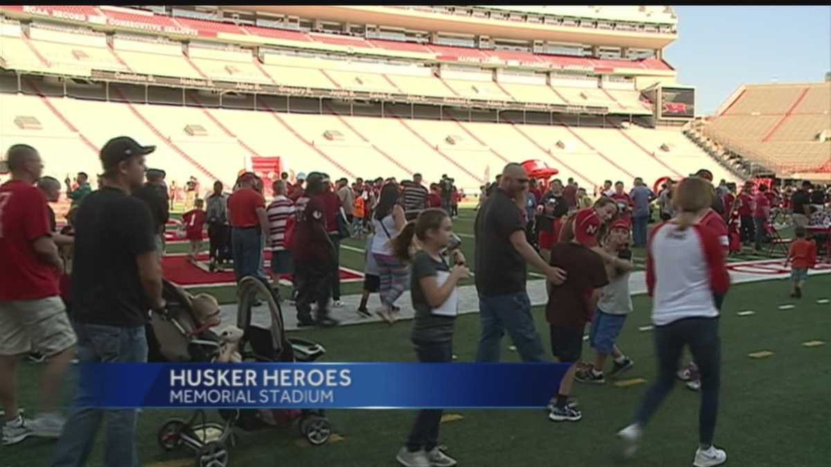 Husker Heroes event at Memorial Stadium